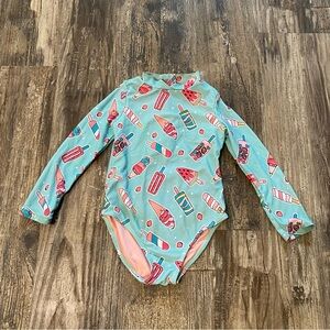 Ripzone 18-24M Blue and Red Rashguard Swimwear Ice cream